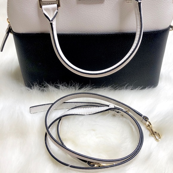 Kate Spade ♠️ NWT Black & White Satchel Bag - Picture 8 of 8